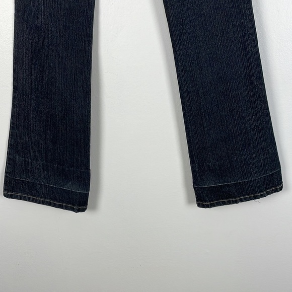 Z Cavaricci vintage no pocket hip hugger style flare permanent crease jeans SZ 3 - Picture 6 of 8
